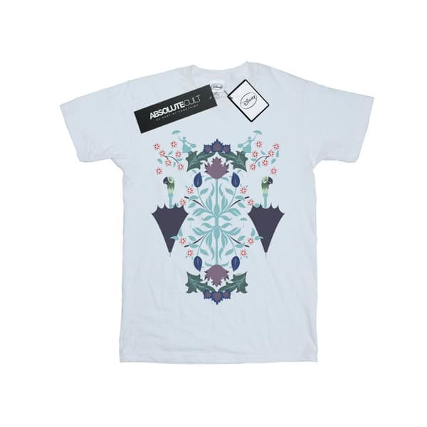 Disney Mary Poppins t-shirt med blommigt collage för herrar White XL