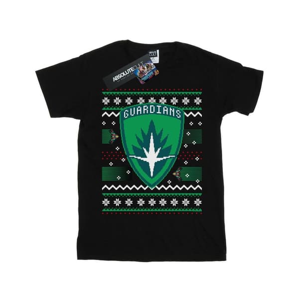Marvel Girls Guardians Of The Galaxy Fair Isle Cotton T-Shirt