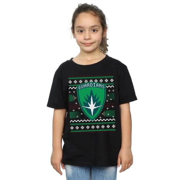 Marvel Girls Guardians Of The Galaxy Fair Isle Cotton T-Shirt