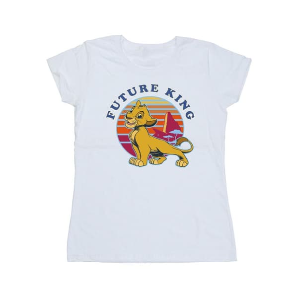Disney Dam/Tjej Lejonkungen Future King T-shirt i bomull