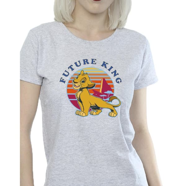 Disney Dam/Tjej Lejonkungen Future King T-shirt i bomull