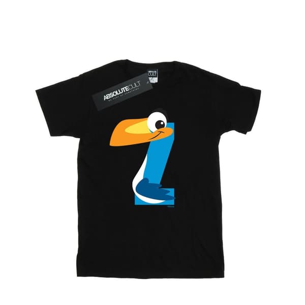 Disney Boys Alphabet Z Is For Zazu T-Shirt Black 5-6 Years