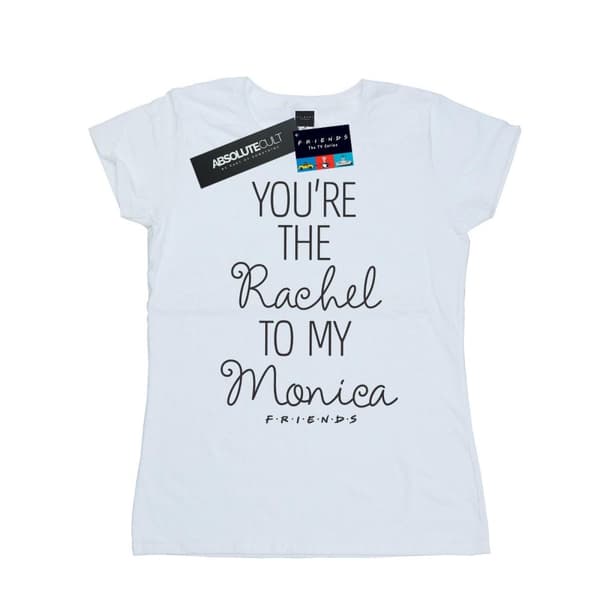Friends Womens/Ladies You´re The Rachel To My Monica Cotton T-Shirt White M