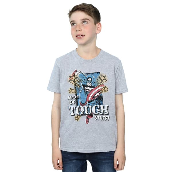 Marvel T-shirt för pojkar - Captain America - Made Of Tough Stuff