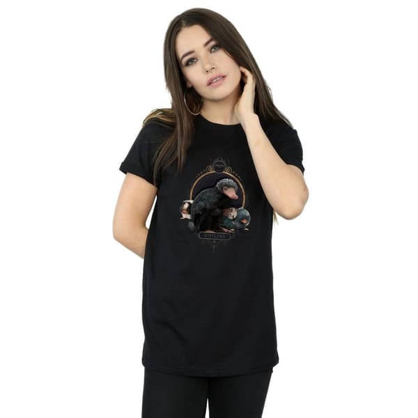 Fantastic Beasts Womens/Ladies Baby Nifflers Cotton Boyfriend T-Shirt