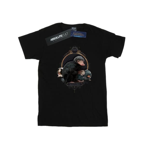 Fantastic Beasts Womens/Ladies Baby Nifflers Cotton Boyfriend T-Shirt