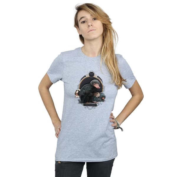 Fantastic Beasts Womens/Ladies Baby Nifflers Cotton Boyfriend T-Shirt