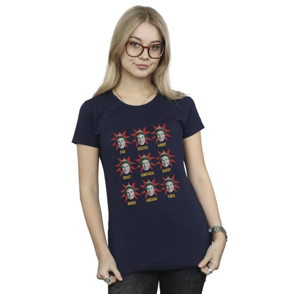 Elf T-shirt i bomull för damer/kvinnor - Many Moods Of Buddy