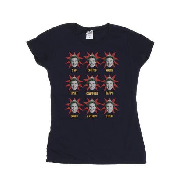Elf T-shirt i bomull för damer/kvinnor - Many Moods Of Buddy