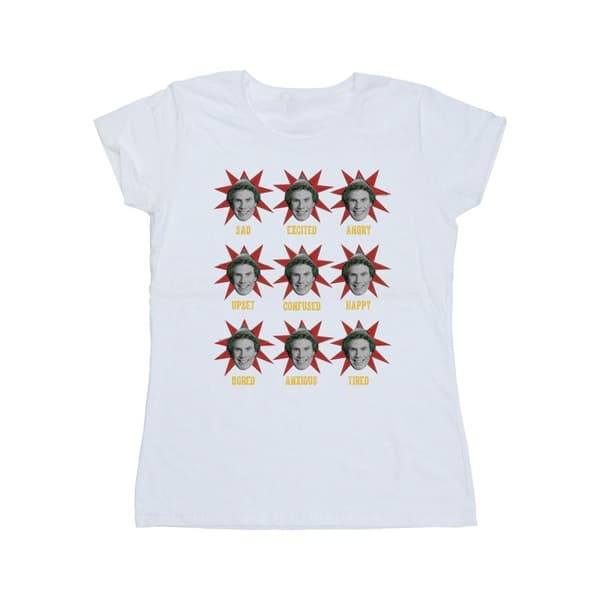 Elf T-shirt i bomull för damer/kvinnor - Many Moods Of Buddy