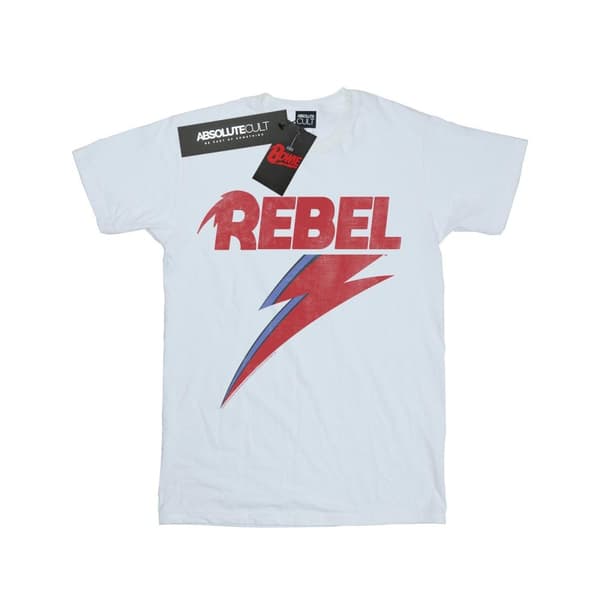 David Bowie Mens Distressed Rebel T-Shirt