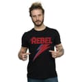 Miniatyrbillede 2 af 3: David Bowie Mens Distressed Rebel T-Shirt