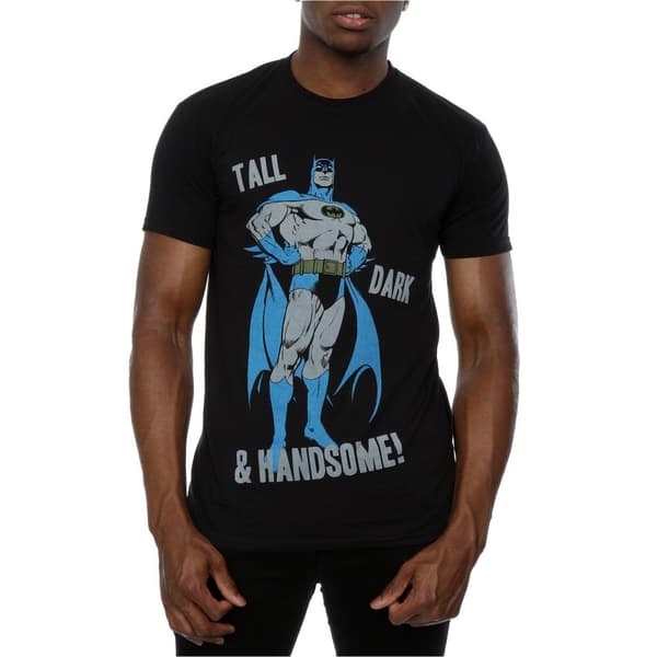 DC Comics Batman - lång, mörk och stilig t-shirt för herrar