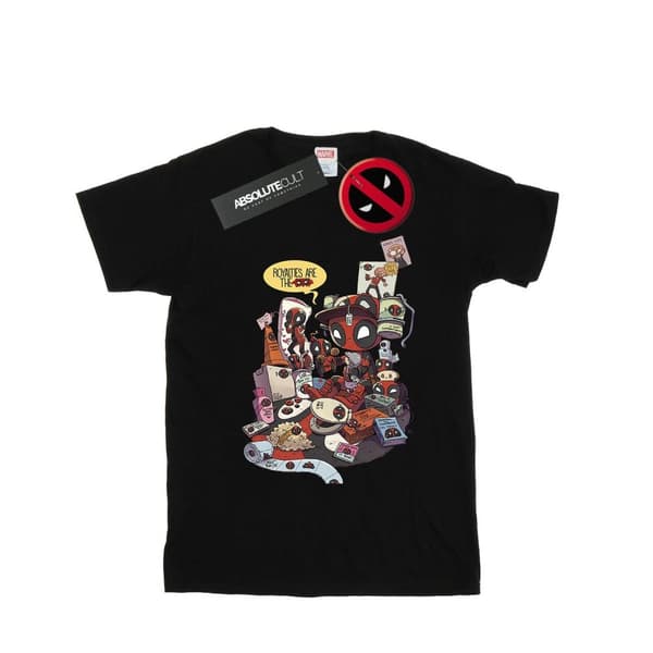 Marvel Womens/Ladies Deadpool Merchandise Royalties Cotton Boyfriend T-Shirt