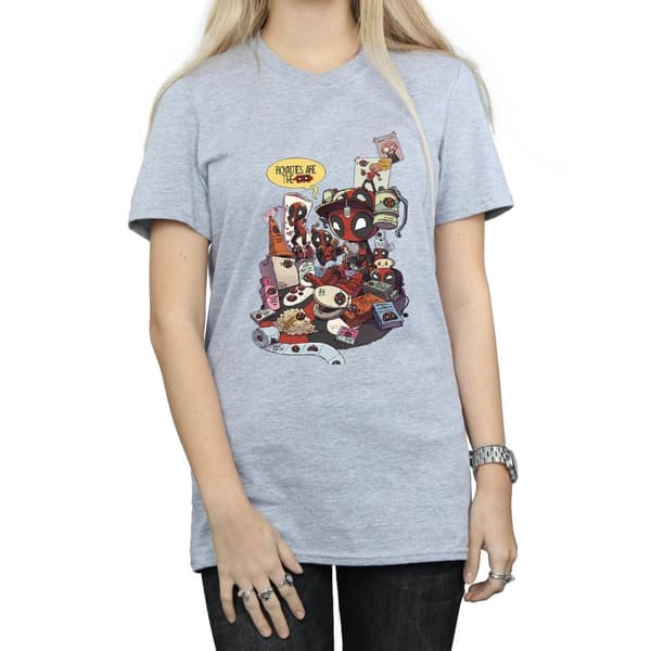 Marvel Womens/Ladies Deadpool Merchandise Royalties Cotton Boyfriend T-Shirt
