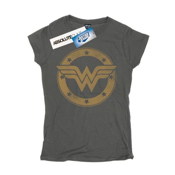 DC Comics Womens/Ladies Wonder Woman Shield Cotton T-Shirt