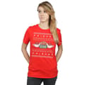 Miniatyrbilde 2 av 3: Friends Womens/Ladies Fair Isle Central Perk Cotton Boyfriend T-Shirt