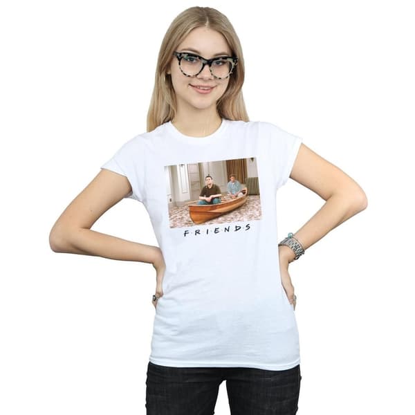 Friends Womens/Ladies Joey And Chandler Boat Cotton T-Shirt