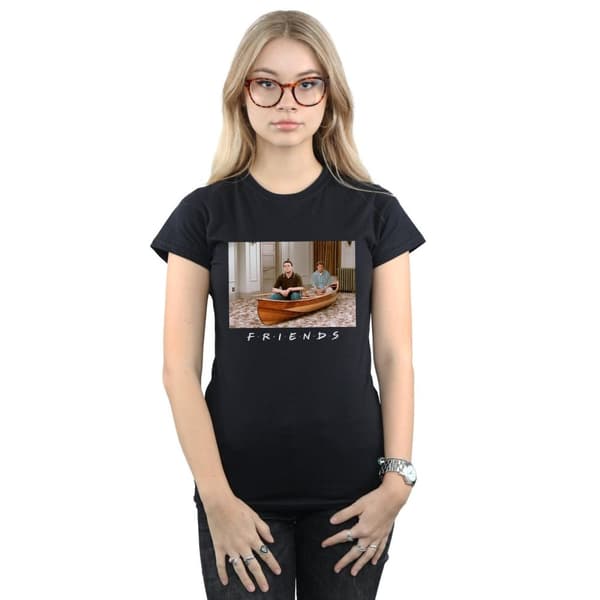 Friends Womens/Ladies Joey And Chandler Boat Cotton T-Shirt