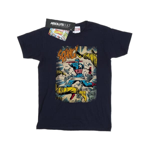 Marvel Captain America Spang T-shirt för pojkar