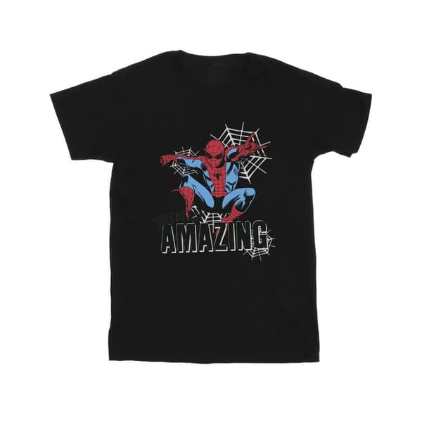Marvel Spider-Man Amazing T-shirt för pojkar Black 7-8 Years