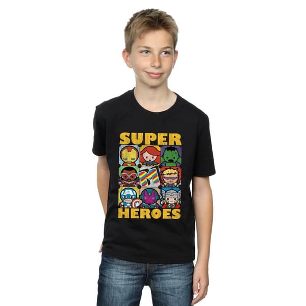 Marvel Kawaii Super Heroes T-shirt för pojkar