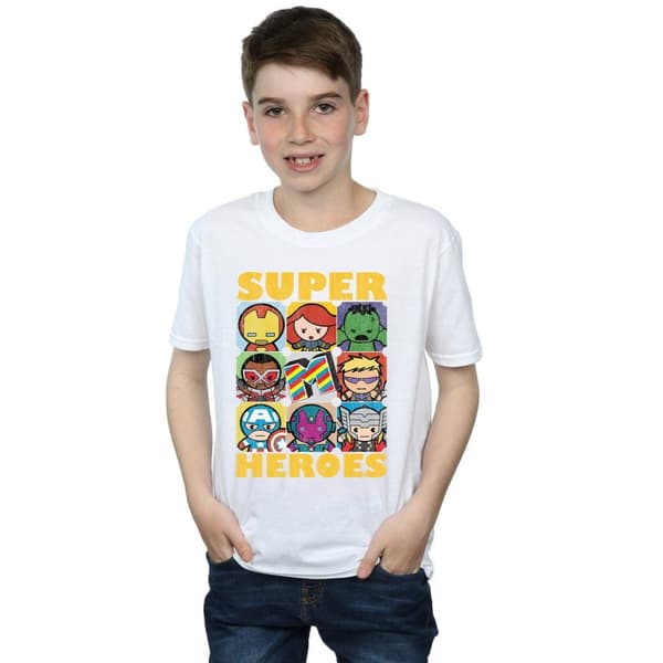 Marvel Kawaii Super Heroes T-shirt för pojkar
