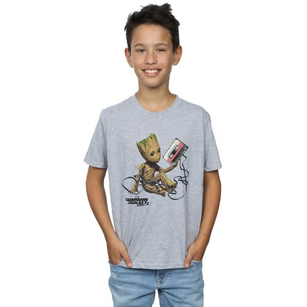Marvel Boys Guardians Of The Galaxy Groot Tape T-Shirt