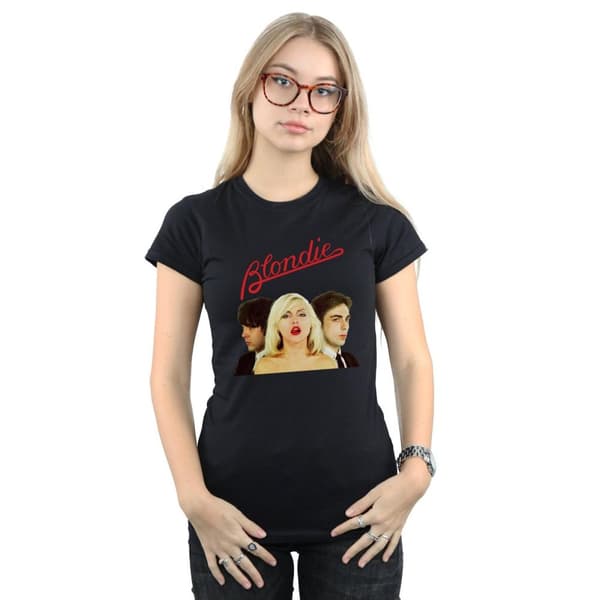 Blondie Womens/Ladies Band Trio Cotton T-Shirt