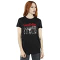 Miniatyrbillede 1 af 2: Goodfellas Womens/Ladies Two Black Cotton Boyfriend T-Shirt