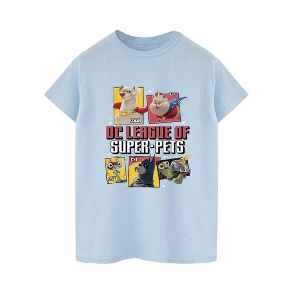 DC Comics Mens DC League Of Super-Pets Profile T-Shirt