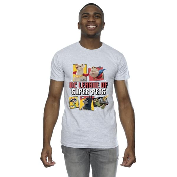 DC Comics Profil-T-shirt för herrar från DC League Of Super-Pets