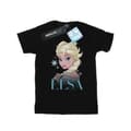 Miniatyrbild 1 av 3: Disney Dam / Dam Frozen Elsa Snöflinga Porträtt Bomull Boyfriend T-shirt