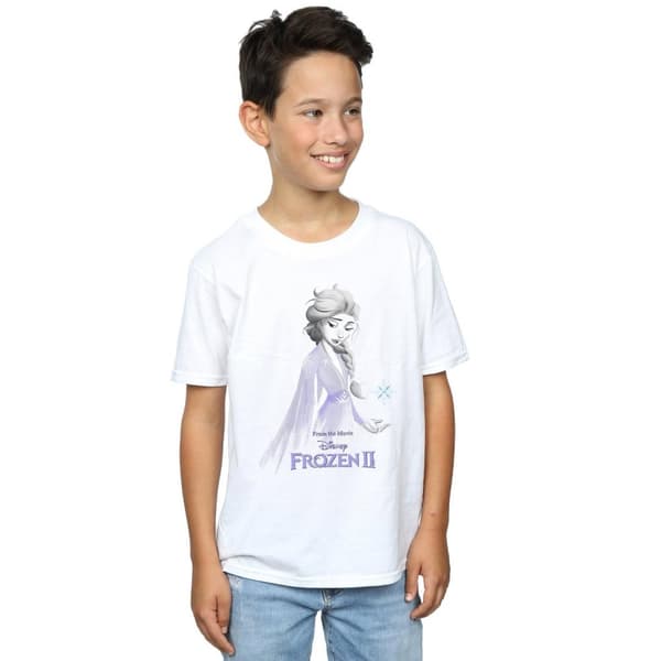 Disney Frozen 2 Elsa Unity snöflinga t-shirt för pojkar