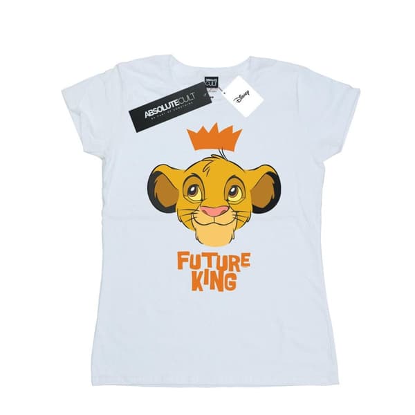 Disney Womens/Ladies The Lion King Simba Future King Cotton T-Shirt
