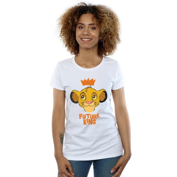 Disney Womens/Ladies The Lion King Simba Future King Cotton T-Shirt