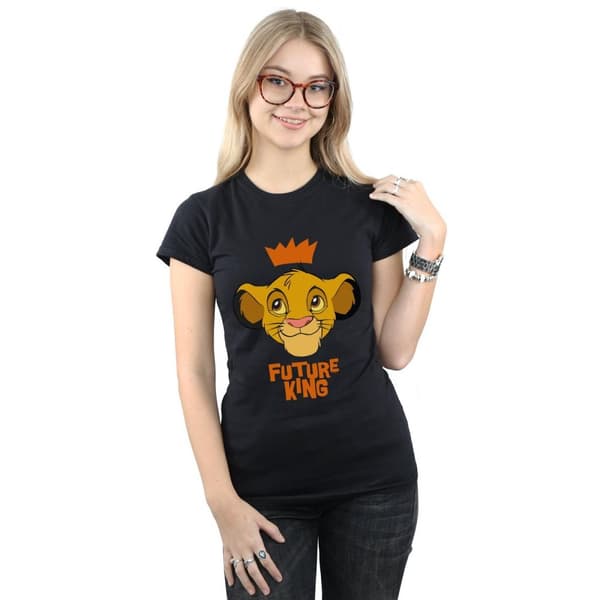 Disney Womens/Ladies The Lion King Simba Future King Cotton T-Shirt