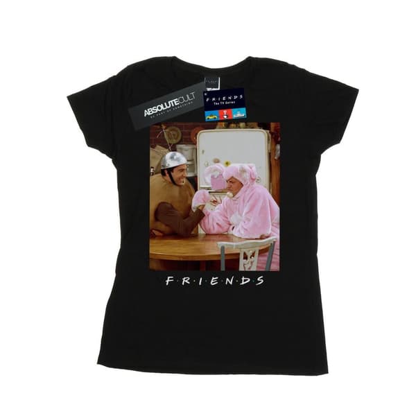 Friends Womens/Ladies Ross And Chandler Arm Wrestling Cotton T-Shirt