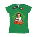 Miniatyrbild 1 av 5: Elf T-shirt i bomull - dam/dam Buddy Smiling
