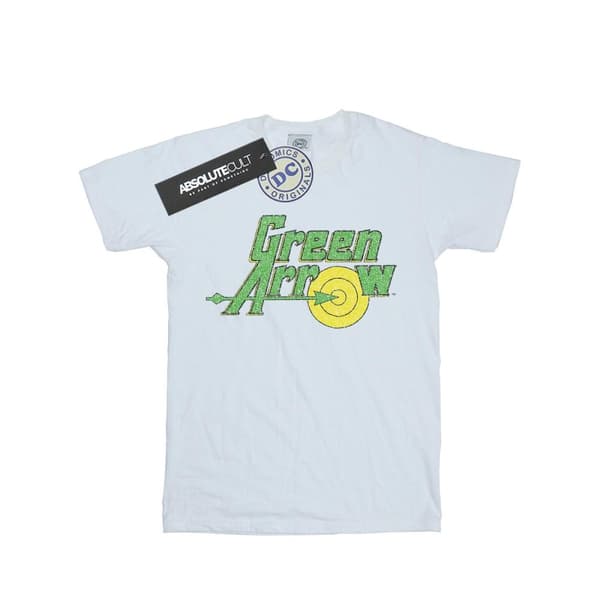 DC Comics Green Arrow - T-shirt med Crackle-logga för herrar