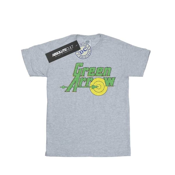 DC Comics Green Arrow - T-shirt med Crackle-logga för herrar