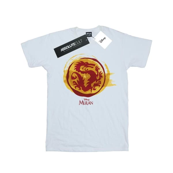 Disney Mens Mulan Courage Dragon Symbol T-Shirt