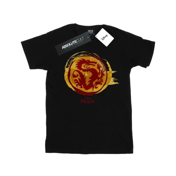 Disney Mens Mulan Courage Dragon Symbol T-Shirt