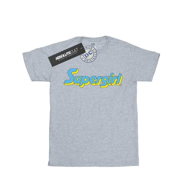 DC Comics Supergirl - T-shirt med textlogga för herrar