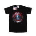 Miniatyrbillede 1 af 5: Marvel Mens Captain America Civil War Hex Shield T-Shirt