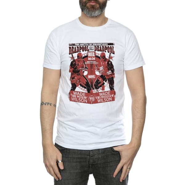 Marvel Mens Deadpool Vs Deadpool T-Shirt