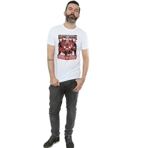 Marvel Mens Deadpool Vs Deadpool T-Shirt