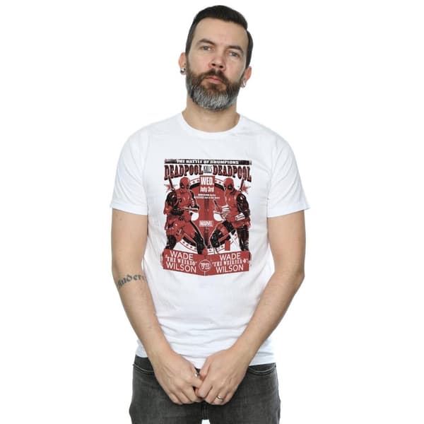 Marvel Mens Deadpool Vs Deadpool T-Shirt