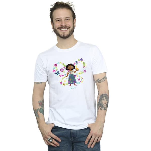 Disney Mens Encanto Mirabel Butterfly T-Shirt
