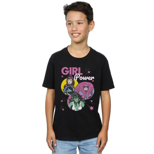 Marvel Comics Girl Power T-shirt för pojkar